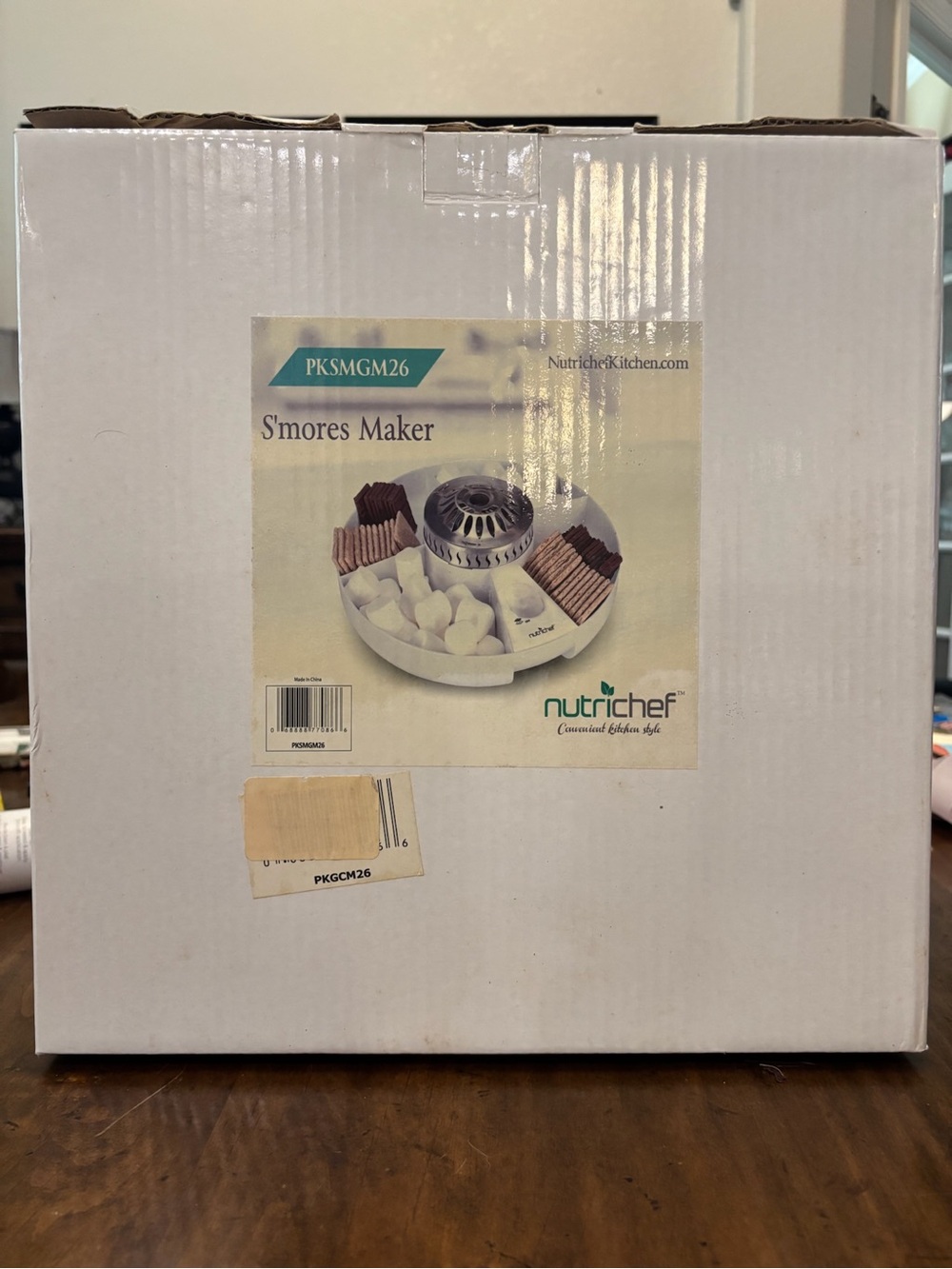 NutriChef S'mores Maker Boxed Set - White